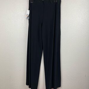 NWT Sharagano Black Palazzo Dress Pants Size S